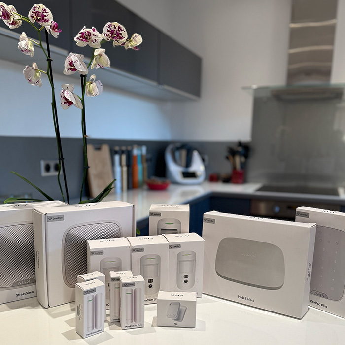 Installation matériel Ajax à Nans-les-Pins