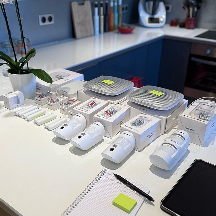 Préparation système d'alarme Ajax à Nans-les-Pins